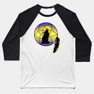 Wolf Dream - Blue Baseball T-Shirt
